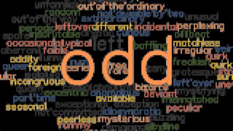 another word for oddity
